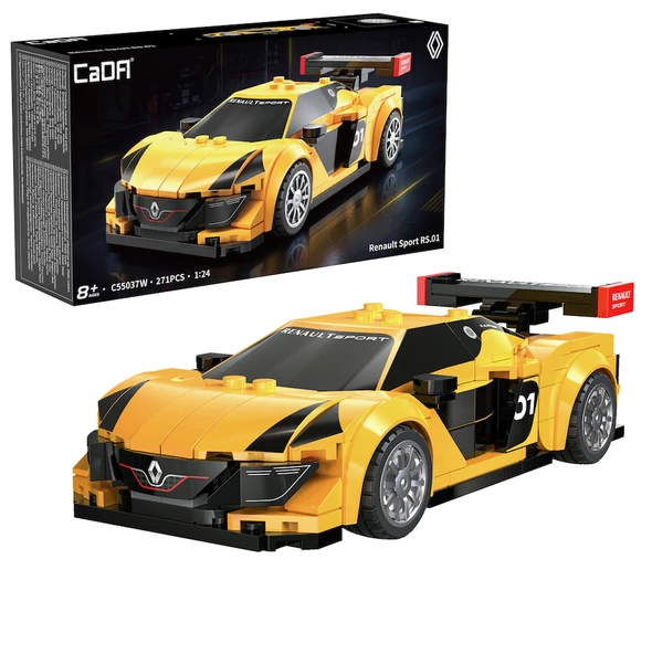 C55037W CADA RENAULT SPORT RS 01 271 PARÇA BLOCK OYUNCAK ürün görseli 1