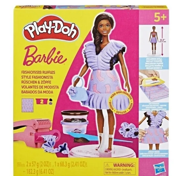 Play-Doh Barbie Fashionista Ruffles ürün görseli 1
