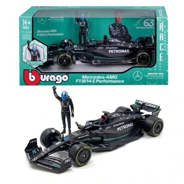 1:24 Mercedes-AMG F1 W14 E Performance - Resim 2