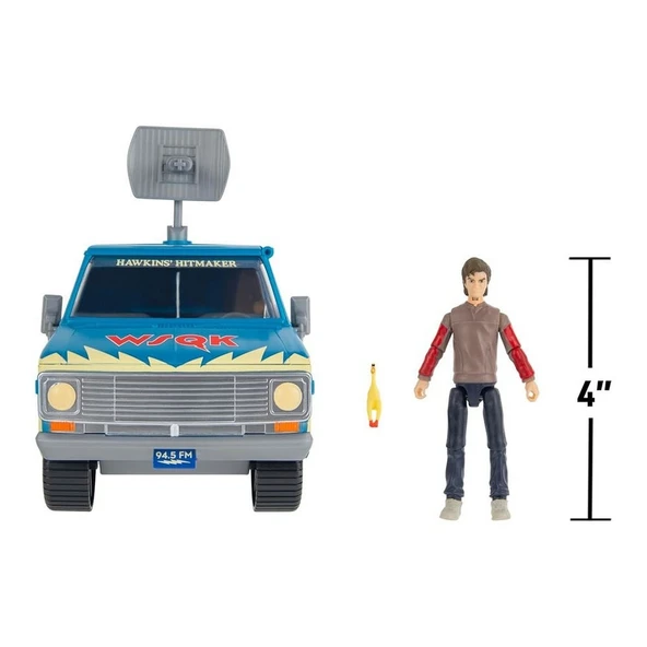 Stranger Things Steve Figür ve Squawk Araç Set - Resim 2