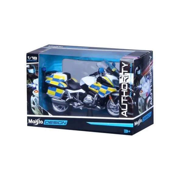 Maisto 1:18 Polis Motorsikleti - MAY/32306 - Stokta Olan Model Gönderilir ürün görseli 1
