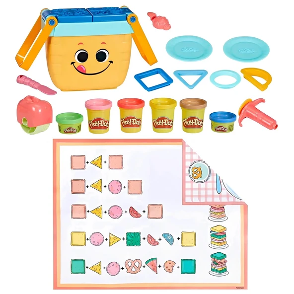 Play-Doh Piknik Şekilleri Başlangıç Seti ürün görseli 1