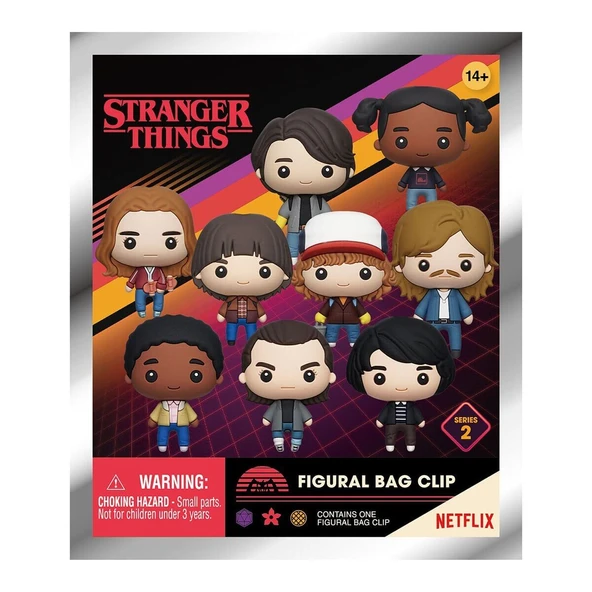 MONO32505 Monogram Stranger Things Klipsli Figür Seri 2 - Sürpriz Paket - 1 Adet Fiyatıdır ürün görseli 1