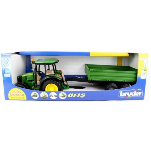 John Deere 5115M Traktör Ve Römork - Resim 4