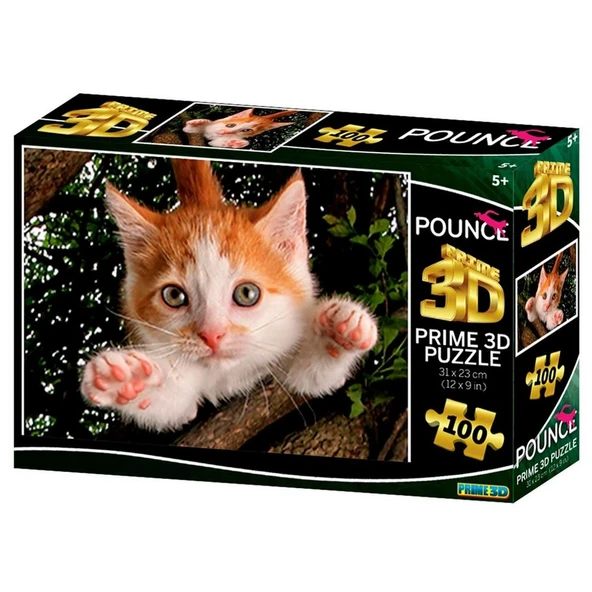 Prime 3D Kedi Pençesi Puzzle 100 Parça ürün görseli 1
