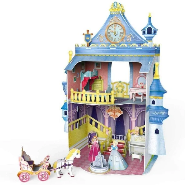 CubicFun Peri Masalı Şatosu 3D Puzzle - Resim 2