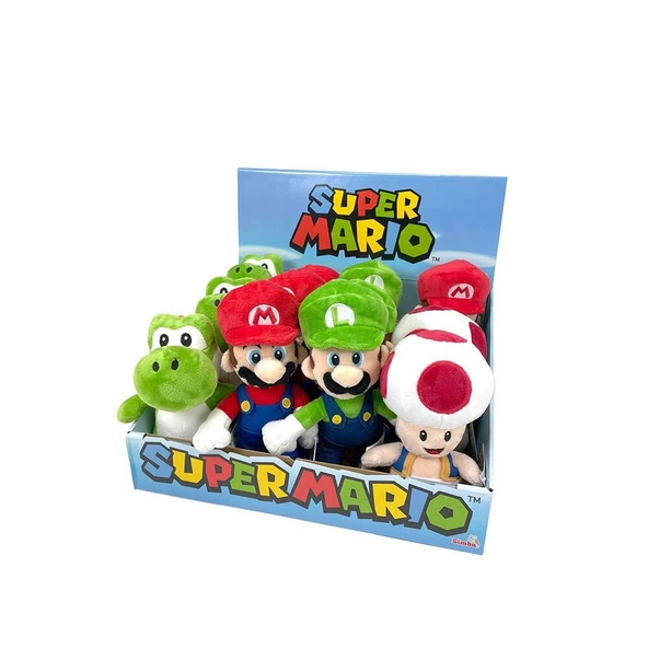 Super Mario Peluşları 20 cm SMB-109231009 - 1 Adet Stokta Olan Gönderilir ürün görseli 1