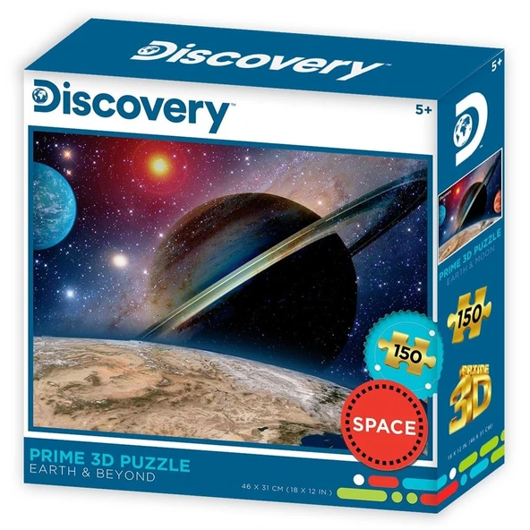 Prime 3D Discovery Dünya ve Ötesi Puzzle 150 Parça ürün görseli 1