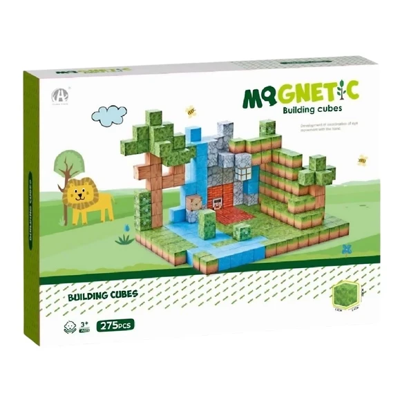 Magnetic Tiles Cubes 275 Parça ürün görseli 1
