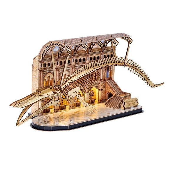 Natural Museum - Mavi Balina 3D Puzzle Led Işıklı ürün görseli 1