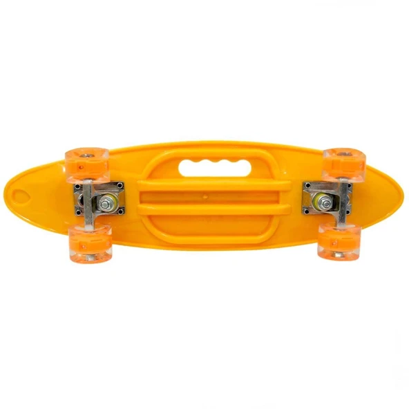 Desenli Orta Boy Işıklı Kaykay 60 cm - Resim 7