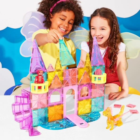 Magna Tiles Castle DLX 48 Parça - Resim 6