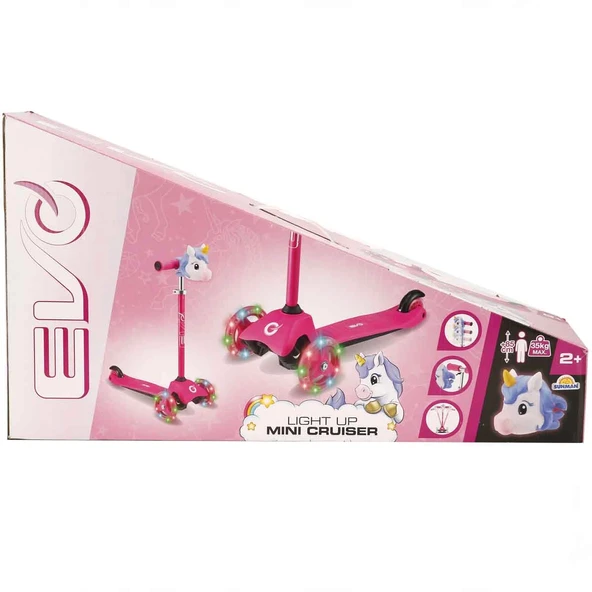 Evo Unicorn 3 Teker Işıklı Mini Scooter - Resim 8