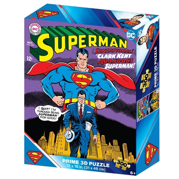 Prime 3D DC Comics Superman Puzzle 300 Parça ürün görseli 1