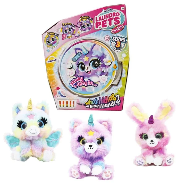 S01050424 PELUŞ LAUNDRO PETS S3 SÜRPRİZ PAKTE -SUN ürün görseli 1