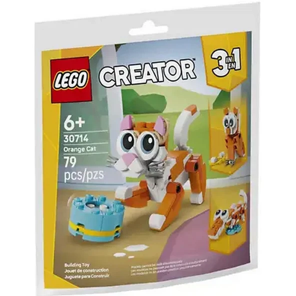 LEGO Creator 3’ü 1 Arada Creator Turuncu Kedi 30714 - Resim 2