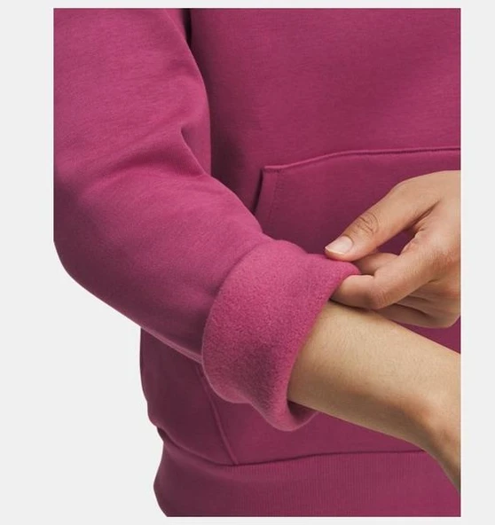 UA Rival Flc Shimmer Hdy  Kadın Sweatshirt 6003710-659 ürün görseli 1