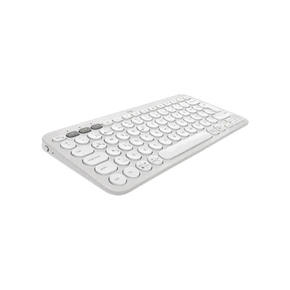 Logitech Pebble Keys 2 K380s Multi-Device Bluetooth Klavye - Beyaz - Resim 2