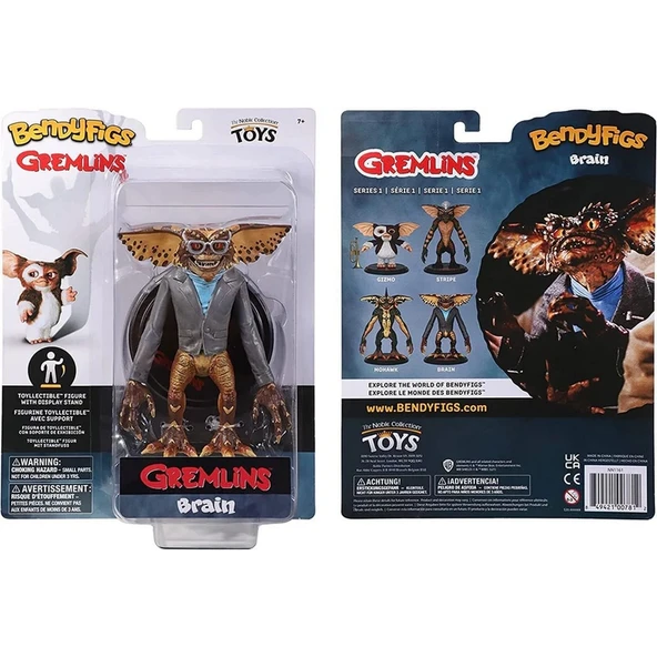 Noble Collection- Bendyfigs Warner Bross- Gremlins Brain - Resim 5