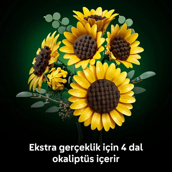 LEGO Botanicals Ayçiçeği Buketi 11502 - Resim 4