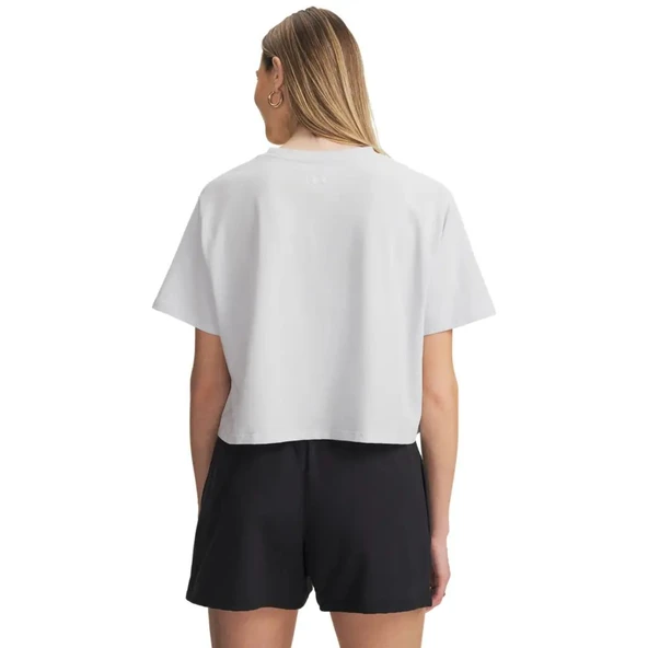 UA Rival Boxy Tee Solid  Kadın T-Shirt 6011064-023 - Resim 2
