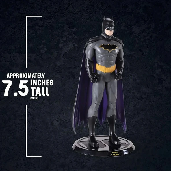 Noble Collection- Bendyfigs Dc Comics Batman Ayaklı Figür - Resim 5