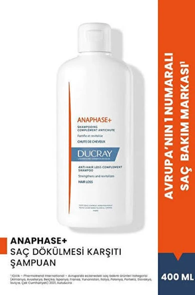 Ducray Anaphase+ Saç Dökülmesi Karşıtı Şampuan ürün görseli 1