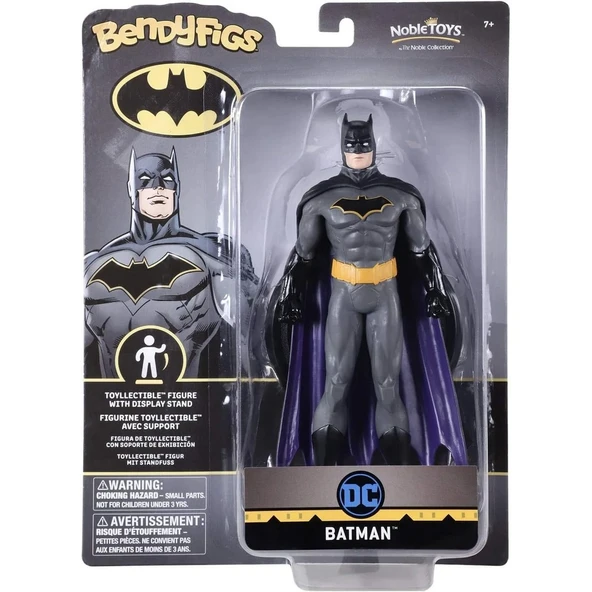 Noble Collection- Bendyfigs Dc Comics Batman Ayaklı Figür - Resim 6