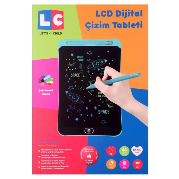 LCD Dijital Renkli Çizim Tableti 12 İnç - Resim 7