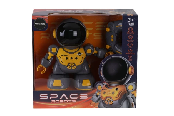 606-47 UZAKTAN KUMANDALI SEVİMLİ ASTRONOT ROBOT ürün görseli 1