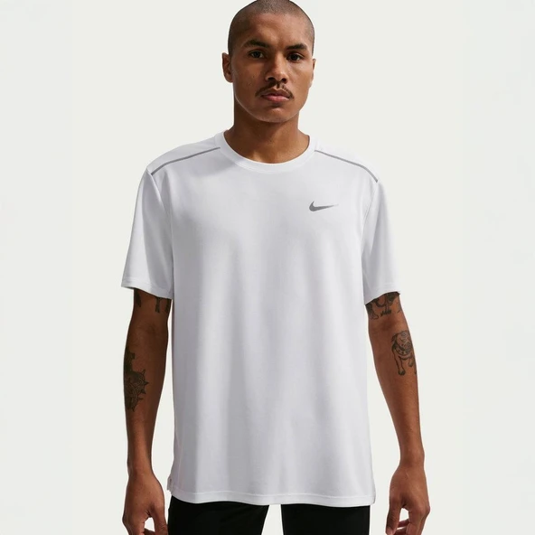 M NK DF UV MILER SS  Erkek T-Shirt IF2082-100 ürün görseli 1