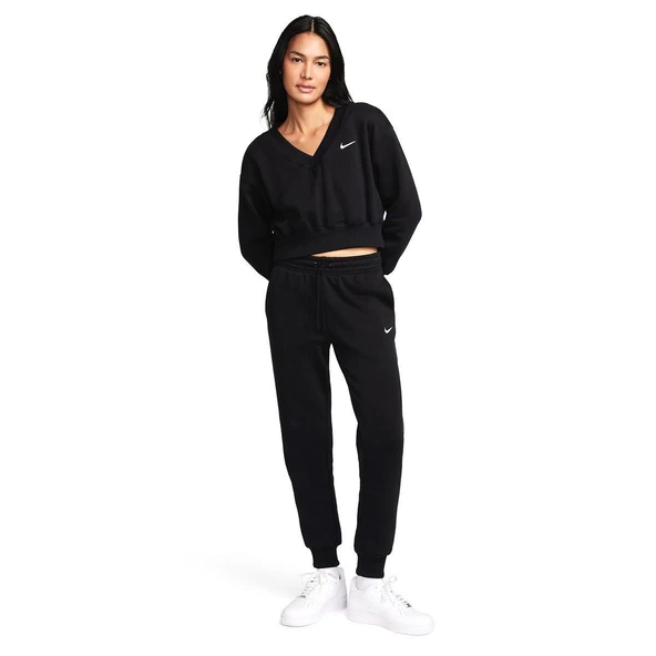 W NSW PHNX FLC MR PANT STD  Kadın Eşofman Alt FZ7626-010 ürün görseli 1