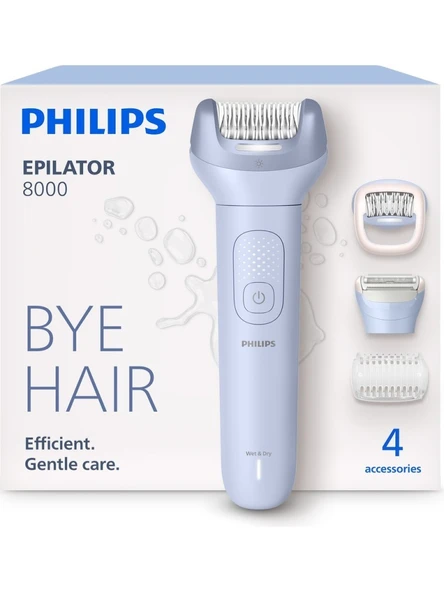 Philips 8000 Serisi BRE709/05 Kablosuz Islak & Kuru Epilatör ürün görseli 1