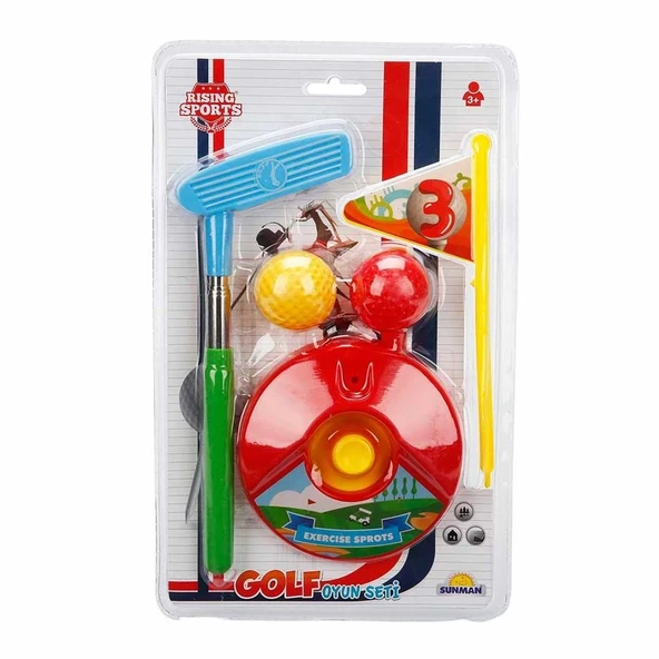 Mini Golf Oyun Seti - Sarı Top Çukuru ürün görseli 1
