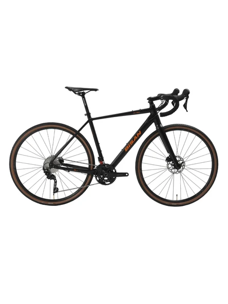 BİSAN ALL TRAIL GRX400 ERKEK YARIŞ BİSİKLETİ 500H HD 28 JANT 20 VİTES MAT SİYAH TURUNCU ürün görseli 1