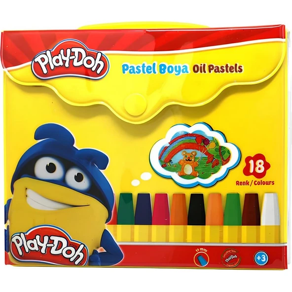 Play-Doh Çantalı 18'li Pastel Boya ürün görseli 1