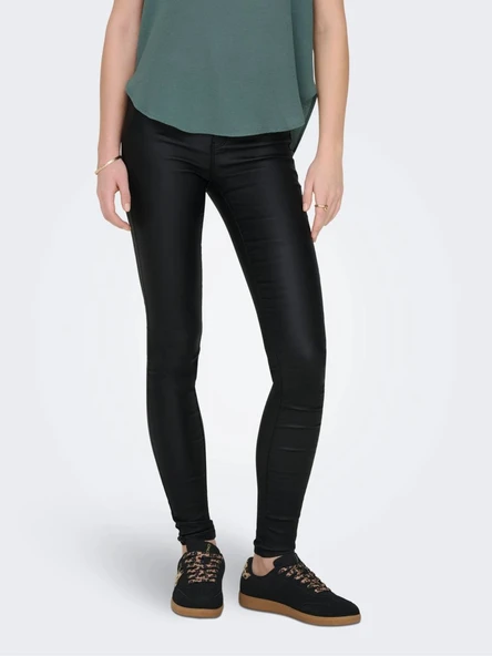 ONLANNE K MID WAIST COATED PNT NOOS  Kadın Pantolon 15151791 ürün görseli 1