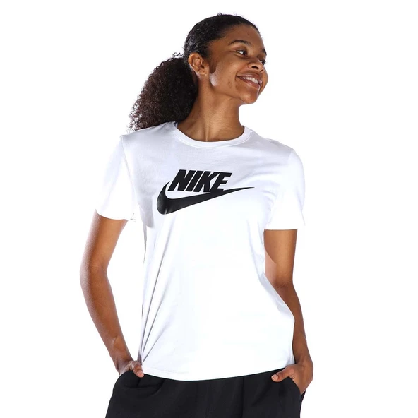 W NSW CLUB SS TEE ICN FTRA  Kadın T-Shirt DX7906-100 ürün görseli 1