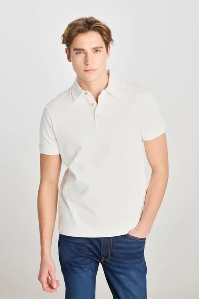 Erkek Regular Fit Polo T-shirt  Erkek T-Shirt L2510123104 ürün görseli 1