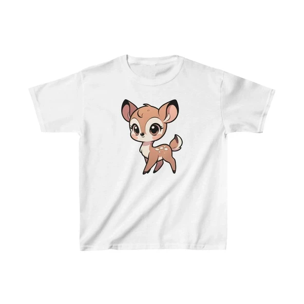 Unisex Çocuk Baskılı T-shirt - Beyaz ürün görseli 1