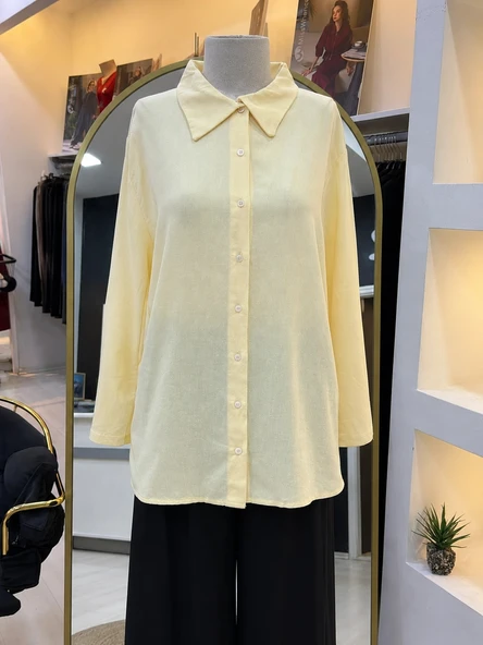 İnvee Gömlek 7187 SARİ - Resim 8