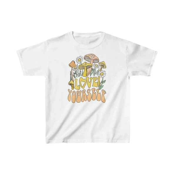Çocuk Unisex Baskılı T-shirt - Beyaz ürün görseli 1