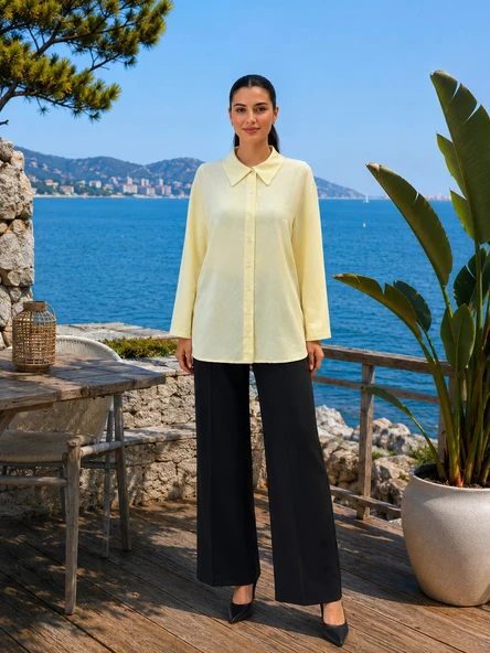 İnvee Gömlek 7187 SARİ ürün görseli 1