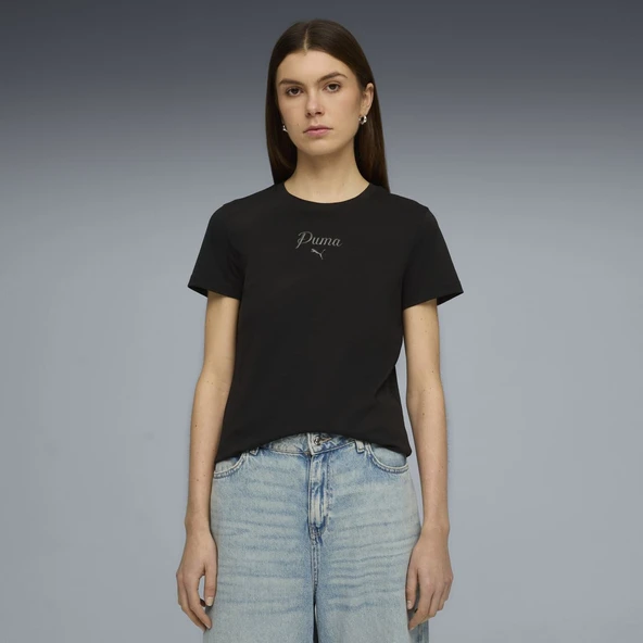 ESS SCRIPT Tee  Kadın T-Shirt 69176001 ürün görseli 1