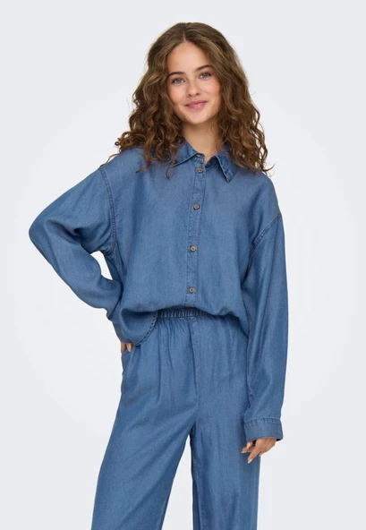 ONLCHARIS LIFE LS SHIRT CC WVN  Kadın Gömlek 15337928 ürün görseli 1