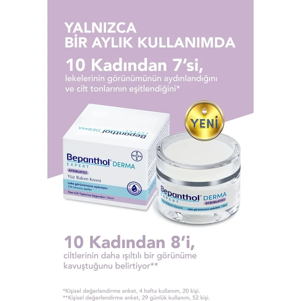 Bepanthol Expert Aydınlatıcı Yüz Kremi 50 ml - Resim 3
