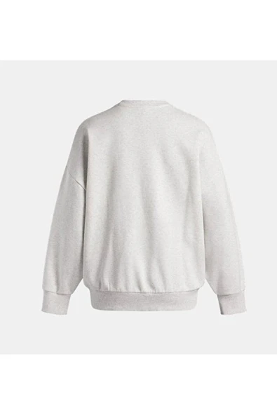 UA Rival Fleece OS Crew  Kadın Sweatshirt 1386463-023 ürün görseli 1