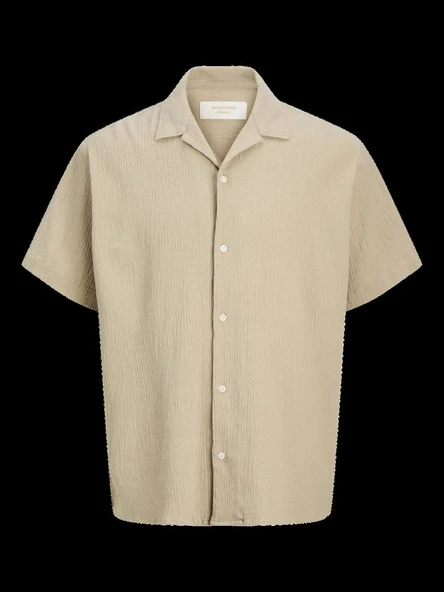 JORLUKE CRINKLE RESORT SHIRT SS SN  Erkek Gömlek 12255781 ürün görseli 1