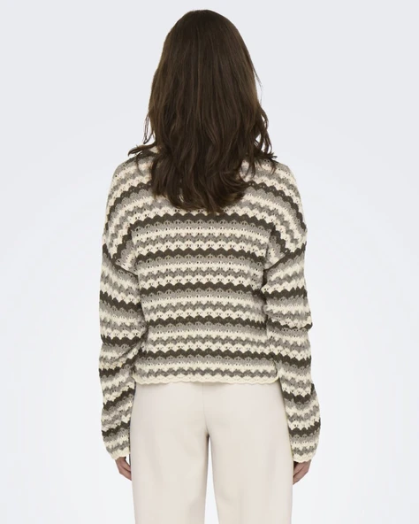 ONLASA LS O-NECK KNT NOOS  Kadın Kazak 15339609 ürün görseli 1