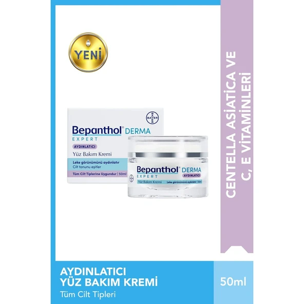 Bepanthol Expert Aydınlatıcı Yüz Kremi 50 ml ürün görseli 1